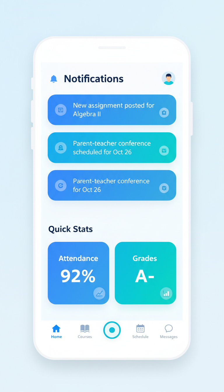 HEConnect Mobile View